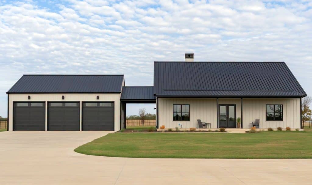 Barndominium-With-Breezeway-Plans